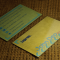 FREE Business Card Template psd download Yellowish Combination