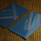 Bluish color freeBusiness Card psd template for the Designers