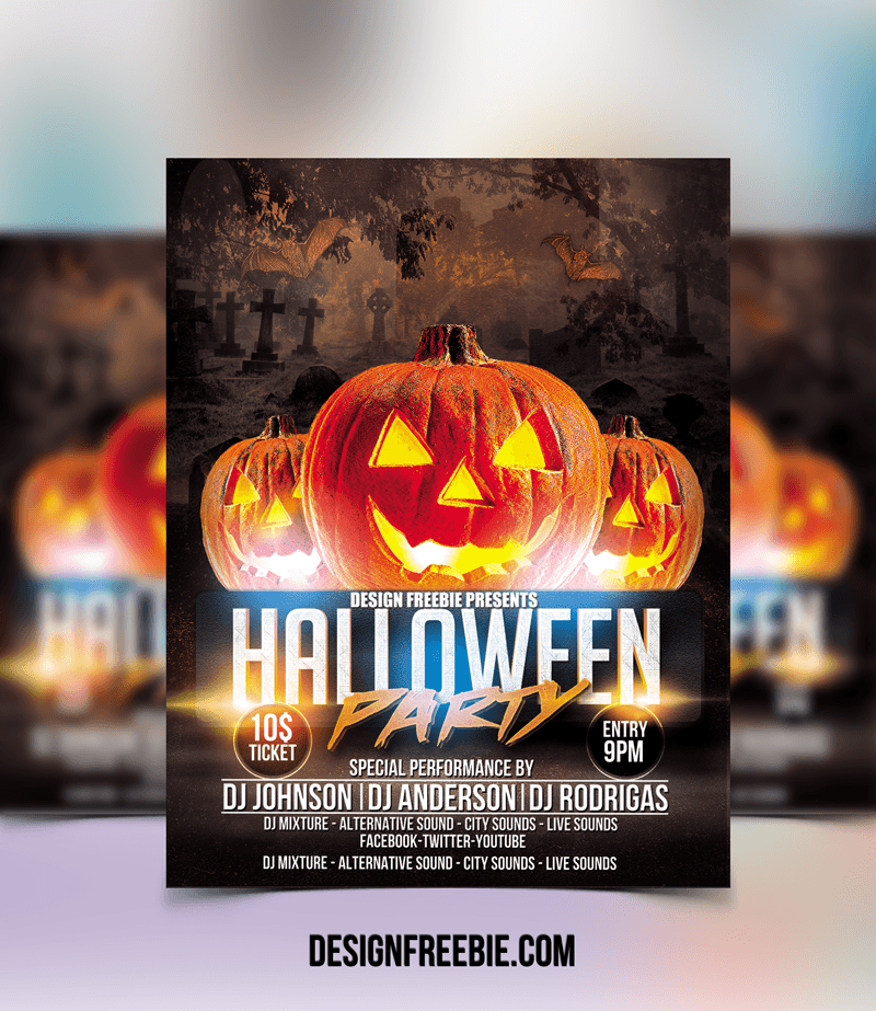 Halloween Party Flyer 
