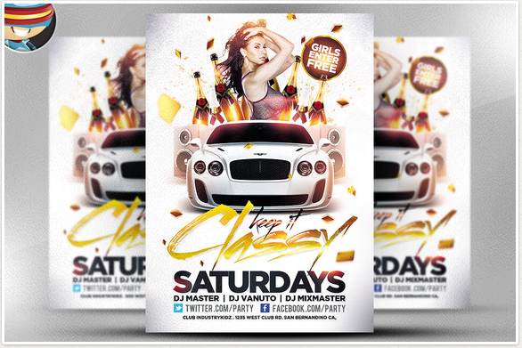 Keep it Classy PSD Flyer Template