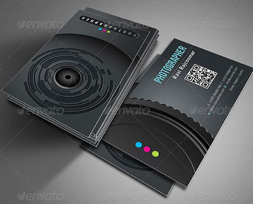 Photographer name Card