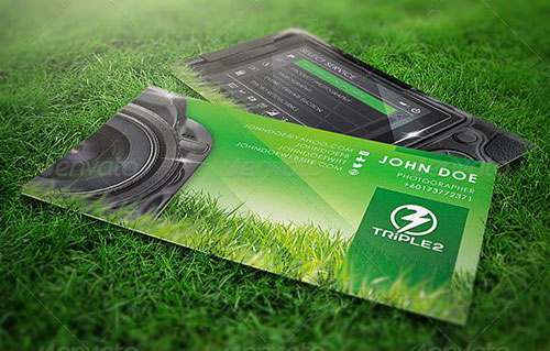 Photographer name Card