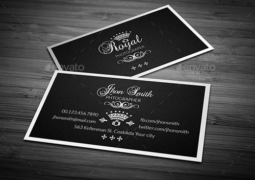 Photographer name Card