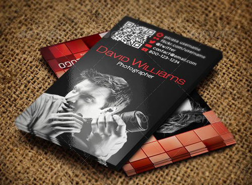 Photographer name Card