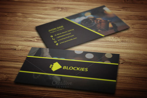 photographers business cards